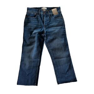 Madewell Women's Straight Leg Jeans - Dark Blue